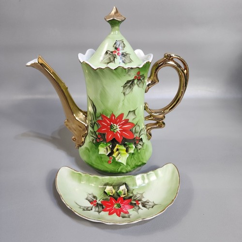 Vintage lefton china teapot - vintage, &
