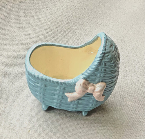 Vintage miniature ceramic - ceramic, blue