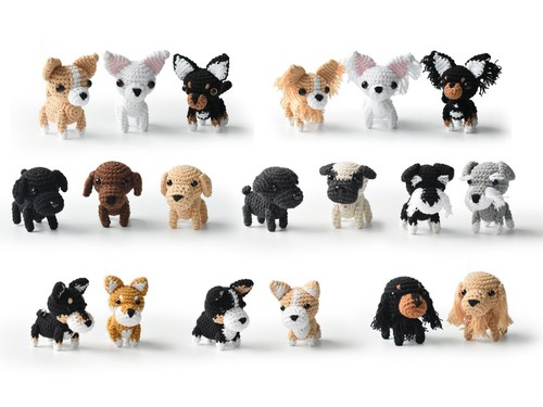 Mini dogs crochet amigurumi - mini,