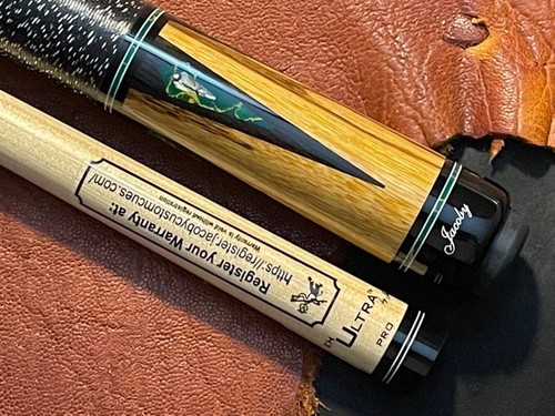 Jacoby pool cue with - with,