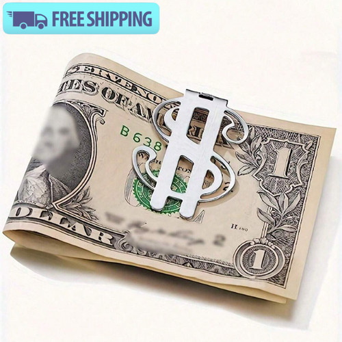 Stainless steel money clip - steel,