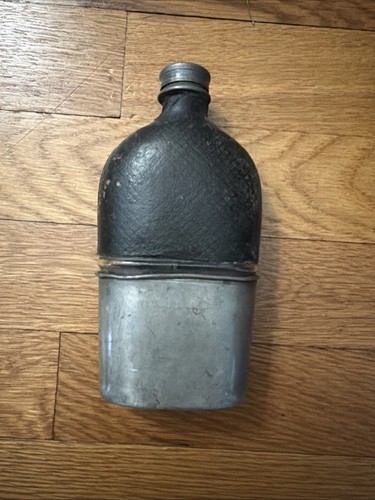 Antique liquor drinking flask - drinking,