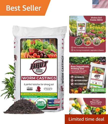 Brut organic worm castings - castings, 5