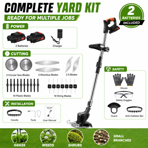 Exenxs cordless weed wacker - exenxs,