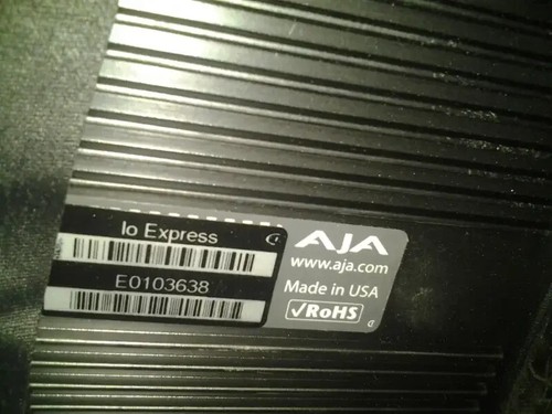 Aja express portable video - portable,