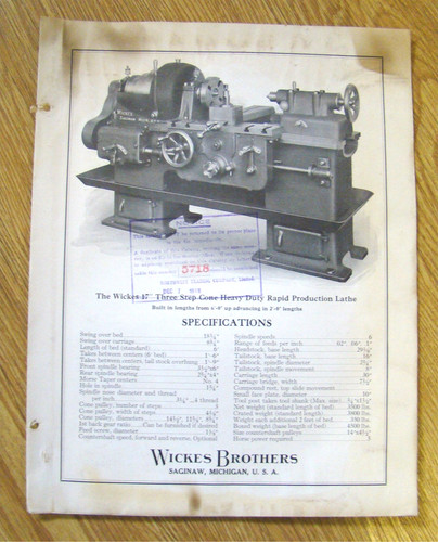 Early 1900 wickes heavy - 1900's,