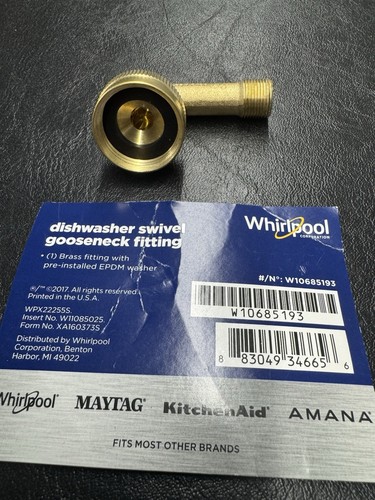 Whirlpool dishwasher swivel