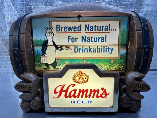 Vintage 1960s hamm beer - hamm’s,