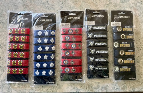 Nhl hockey cuff bands - hockey,