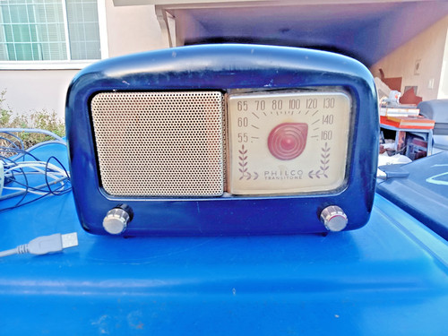 Philco vintage tube radio - tube, with
