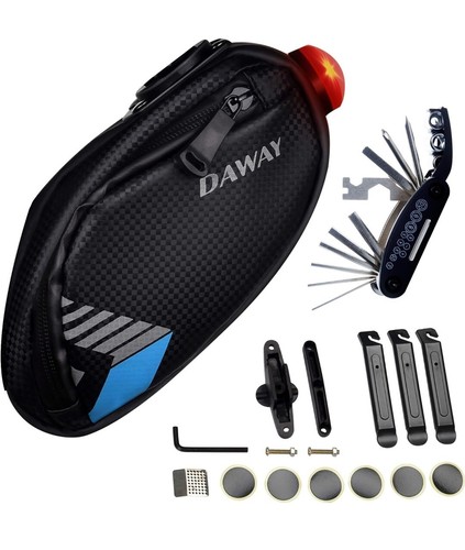 Bicycle saddle bag - bag, tail