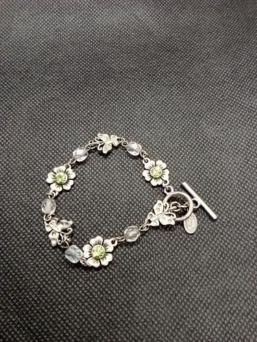 Cookie lee silvertone - lee, bracelet