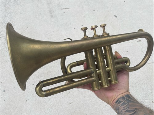 Trumpet cornet antique vintage - trumpet,