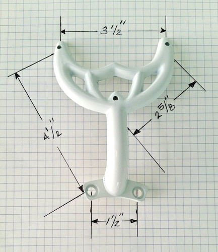 White ceiling fan - 42",