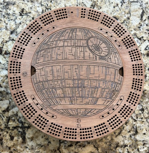 Handmade cribbage board star - handmade,