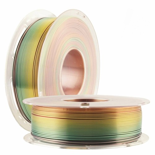 Pla silk rainbow filament - pla,