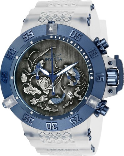Invicta subaqua 50mm silver - subaqua,