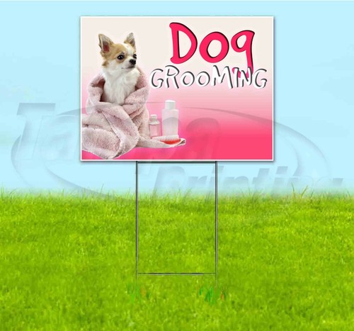 Dog grooming 18x24 - yard, sign
