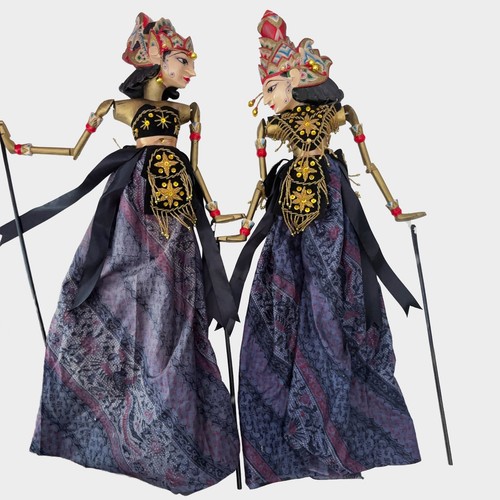 Vtg wayang golek indonesian - wayang,