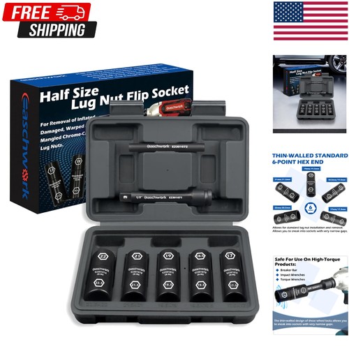 7pcs lug nut socket set - lug,