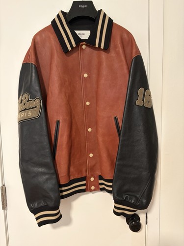 Celine men leather varsity - leather,