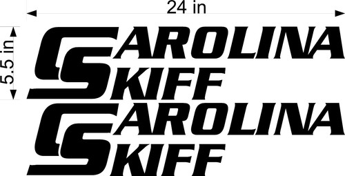 Carolina skiff logo decal - carolina,
