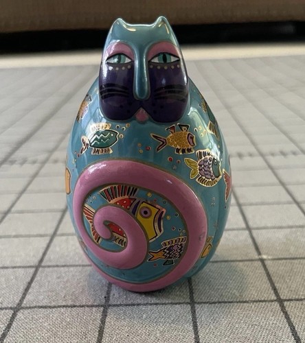 Laurel burch cat fishy - burch, feline