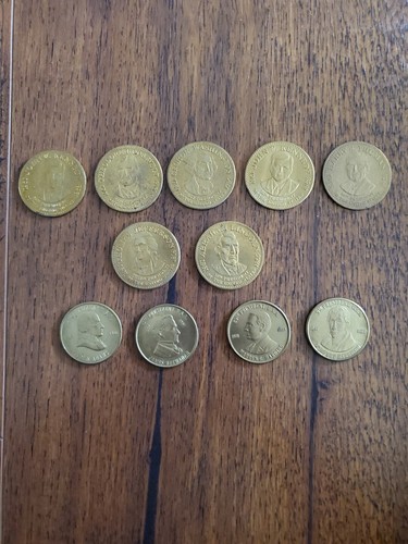 President collector coins - president,