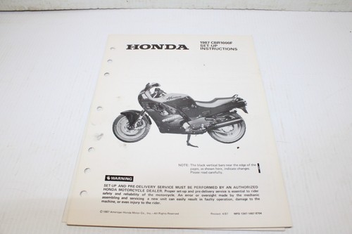 1987 honda cbr1000f hurricane - honda,