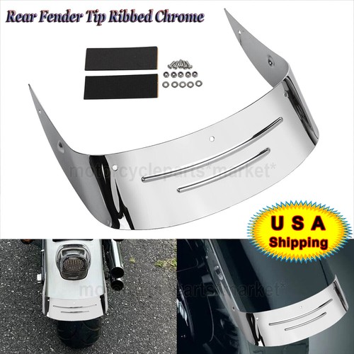 Chrome ribbed rear - chrome,