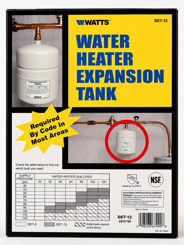 Watts det water heater - watts,
