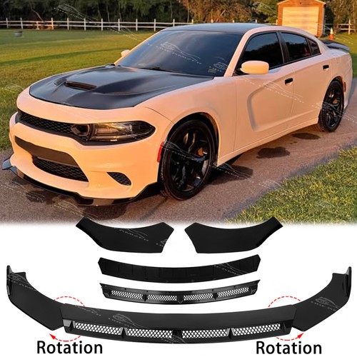 Gloss black front - front, bumper