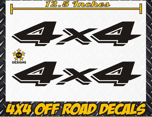4x4 decals set - decals,