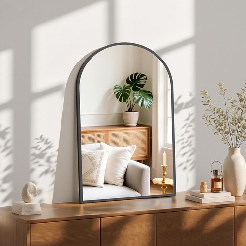 Arched bathroom mirror wall - arched,