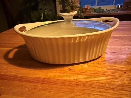 Corning ware french - ware, white
