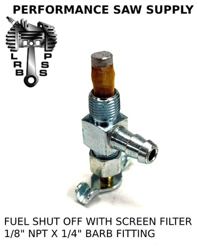 Fuel tank fitting shut off - tank, &
