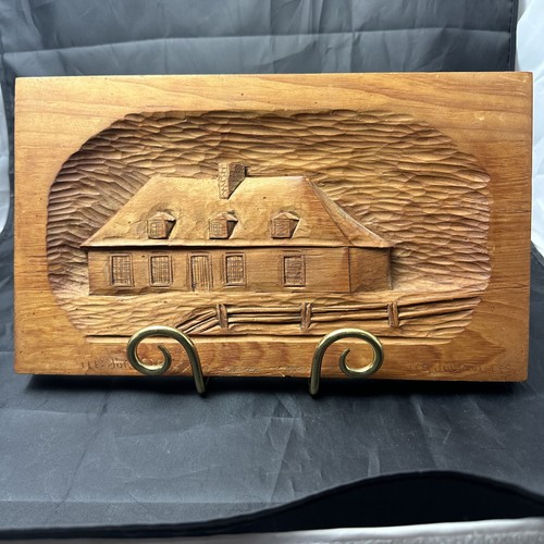 Rare wall hanging wood - wall,
