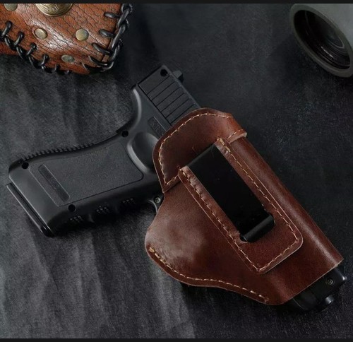Concealed cowhide leather gun - concealed,