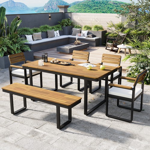 Piece outdoor patio dining - 6-piece,