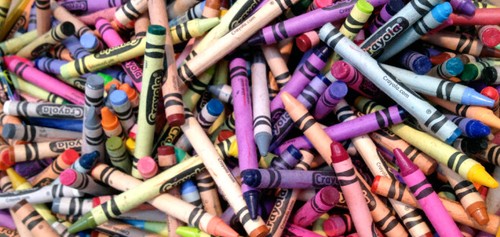 Used crayola crayon - used,
