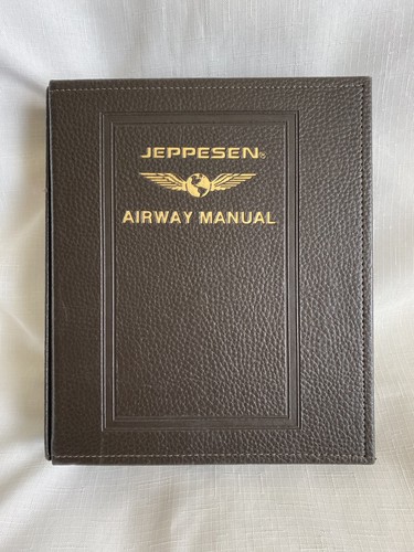 Vintage jeppesen airway manual - vintage,
