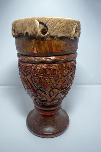 Unique djembe hand carved - hand,