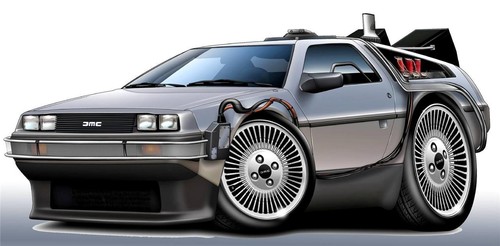 Delorean dmc back the - back,