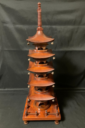 Vintage japanese wooden - japanese, five