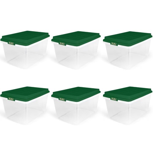 Hefty clear plastic - 72, qt