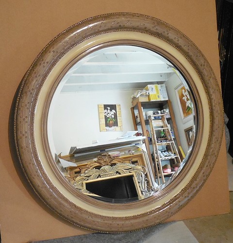 Large solid wood round - solid, 42"