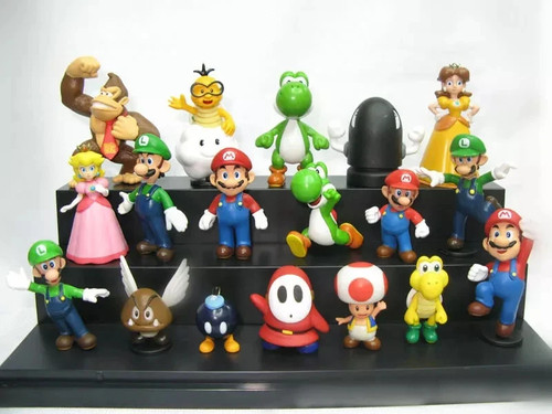 Pcs set super mario - 18,