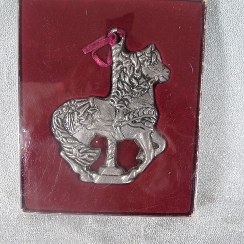 Vtg christmas horse carousel - horse,