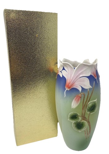 Franz porcelain lily vase - porcelain,