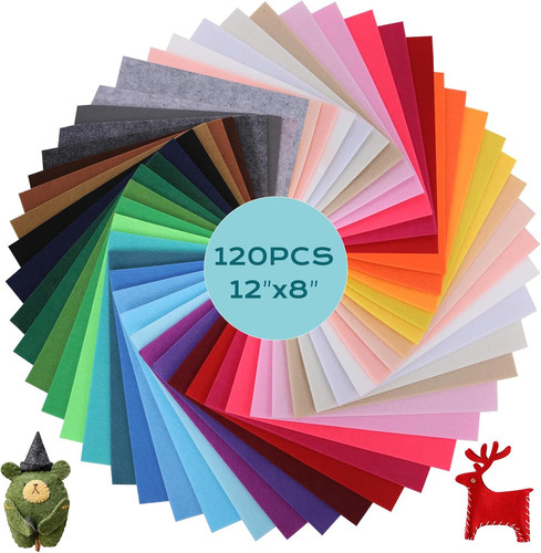 120 pcs felt paper - 120,
